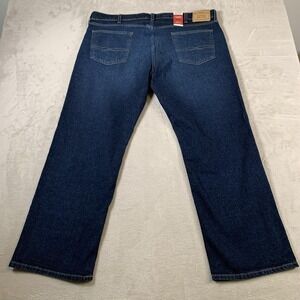 Levi Strauss Signature Jeans Mens‎ 40x30 Blue Relaxed Fit Denim Straight Leg NEW